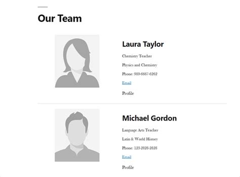 Member Profiles & Records .